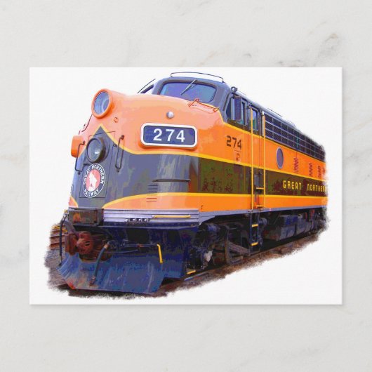 Alle Lokomotiven Postkarte (Vorderseite)