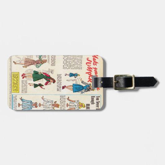 Alle Mädchen anrufen Gepäckanhänger (Vorderseite horizontal)