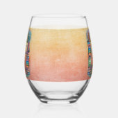 Alle Mädchen brauchen Bücher und Wein Weinglas Ohne Stiel (Links)