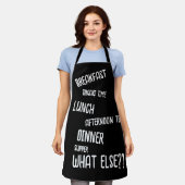 Alle Mahlzeiten Frühstück Mittagessen Abendessen s Schürze (Getragen)