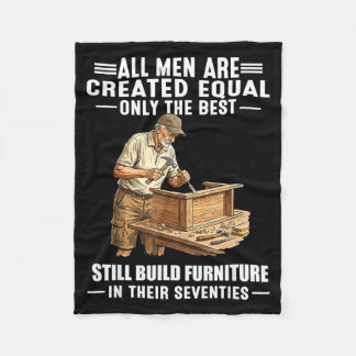 Alle Männer bauen immer noch Möbel Humor Design Fleecedecke