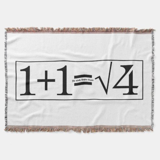 Alle Math Genius Know Decke (Vorderseite)