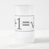 Alle Math Genius Know Mattglas Bierglas (Mittel)