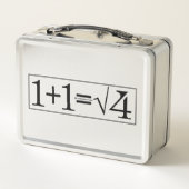 Alle Math Genius Know Metall Brotdose (Rückseite)