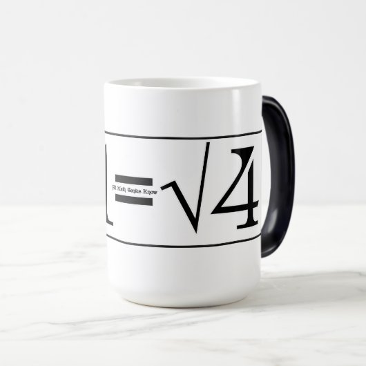 Alle Math Genius Know Verwandlungstasse (VorderseiteRechts)