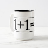 Alle Math Genius Know Zweifarbige Tasse (Vorderseite Links)