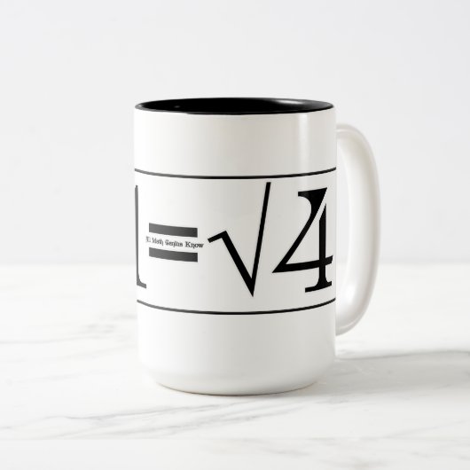 Alle Math Genius Know Zweifarbige Tasse (VorderseiteRechts)