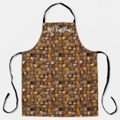 Alle mein Coffee Patchwork Quilt Muster Nr. 1 Schürze (Vorderseite)