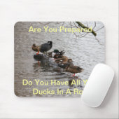 Alle meine Enten in Folge Mousepad (Mit Mouse)