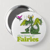 Alle meine Freunde sind Fairies - Button (Vorne & Hinten)