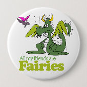 Alle meine Freunde sind Fairies - Button (Vorderseite)