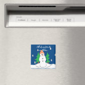 Alle meine Freunde sind Flocken... Magnet (In Situ (Geschirrspüler))