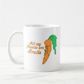 Alle meine Freunde sind Früchte 2 Kaffeetasse (Links)