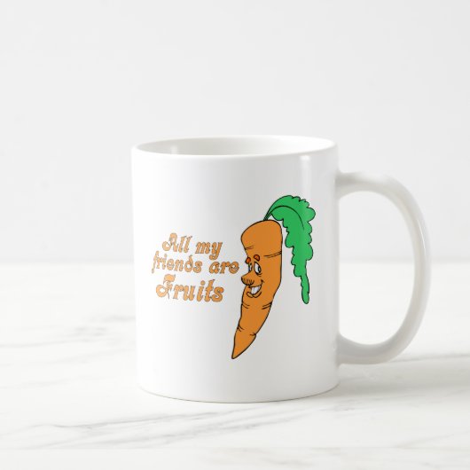 Alle meine Freunde sind Früchte 2 Kaffeetasse (Rechts)