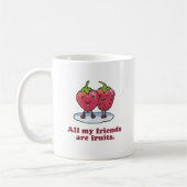 ALLE MEINE FREUNDE SIND OBST KAFFEETASSE (Links)