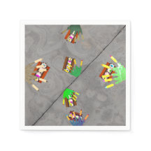 Alle meine Freunde sind Zombie-Papier-Taschentüche