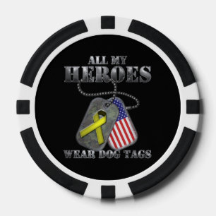 Alle meine Held-Abnutzungs-Erkennungsmarken Pokerchips