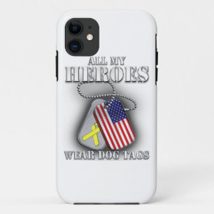 Alle meine Helden tragen Hundemarken Case-Mate iPhone Hülle