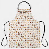 Alle meine Kaffeemaschine Quiltmuster Nr. 7 Schürze (Vorderseite)
