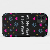 Alle meine Kind-Kinder haben Tatzen Case-Mate iPhone Hülle (Rückseite (Horizontal))