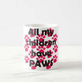 Alle meine Kinder haben Tatzen Kaffeetasse (Mittel)