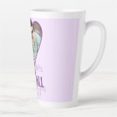 Alle meine Lieben Sie alle 2 Herz Foto Lilac Milchtasse (Rechts)