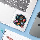 Alle meine Lieben Sie Inspirivity Valentine Aufkleber (Laptop mit iPhone)