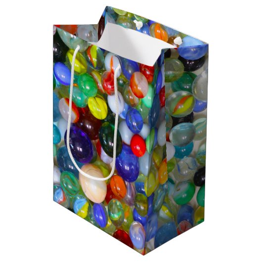 Alle meine Murmeln Mittlere Geschenktüte (Vorderseite Schrägansicht)
