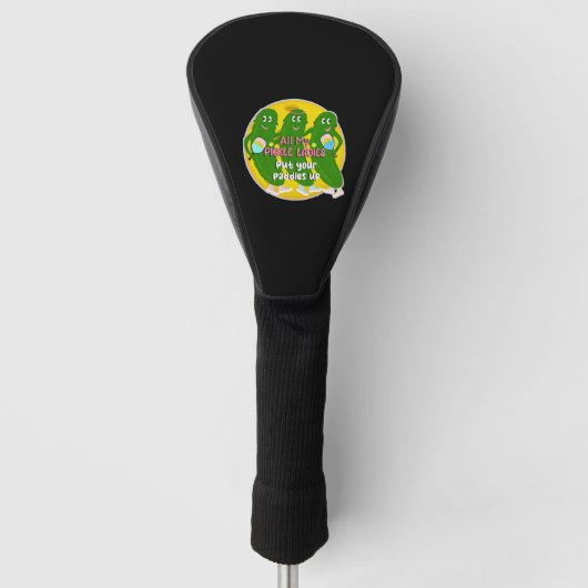 Alle meine Pickles Golf Headcover (Vorderseite)