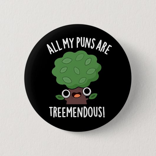 Alle meine Punnen sind Bäume blühender BG Button (Vorderseite)