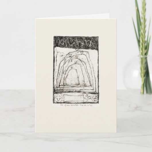 Alle meine Vorfahren leben in uns. Karte (Vorderseite)