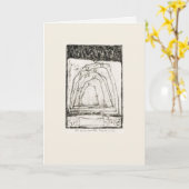 Alle meine Vorfahren leben in uns. Karte (Gelbe Blume)