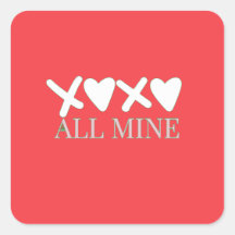 ALLE MEINE XOXO Valentins-Shirt - Minimalistisches