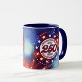Alle Menschen sind als grafische Feuerwerkskörper  Tasse (VorderseiteRechts)