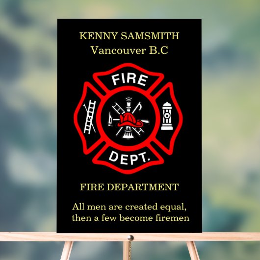 Alle Menschen sind gleich geschaffen, ein paar wer Acrylschild (Neutral)