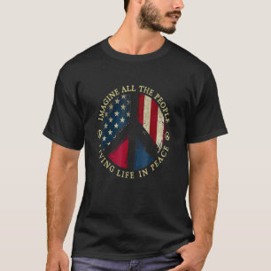 Alle Menschen stellen sich das Leben in einem frie T-Shirt