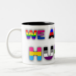 Alle Menschen Weiß Zweifarbige Tasse