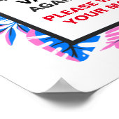 Alle Mitarbeiter-Begrüßungspakete Poster (Ecke)