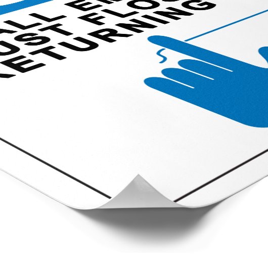 Alle Mitarbeiter müssen entlassen werden Poster (Ecke)