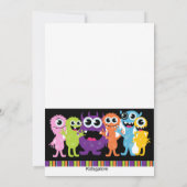 Alle Monster anrufen Kindergeburtstag-Einladung Einladung (Rückseite)