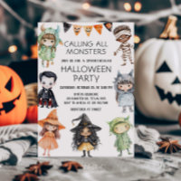 Alle Monster Kids-Kostüm-Halloween-Party nennen