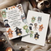 Alle Monster Kids-Kostüm-Halloween-Party nennen Einladung