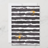 Alle Monster Kostüm Party Kinder rufen Einladung (Rückseite)