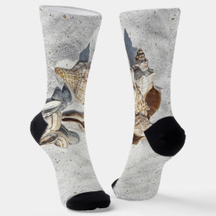 Alle Muscheln auf dem Sand Socken