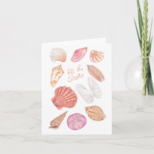 Alle Muscheln Karte (Vorderseite)