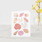 Alle Muscheln Karte (Gelbe Blume)
