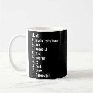 Alle Musikinstrumente sind ein schönes Ranking Per Kaffeetasse