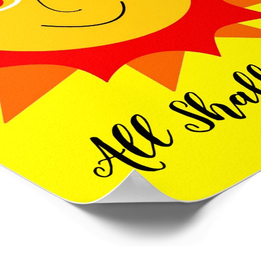 ALLE MÜSSEN EIN GUTES Plakat SEIN (Ecke)