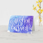 Alle müssen gut 12x18 Grußkarte sein Karte (Gelbe Blume)