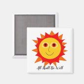 ALLE MÜSSEN GUT SCHÖN SEIN MAGNET (Vorderseite/Rückseite)